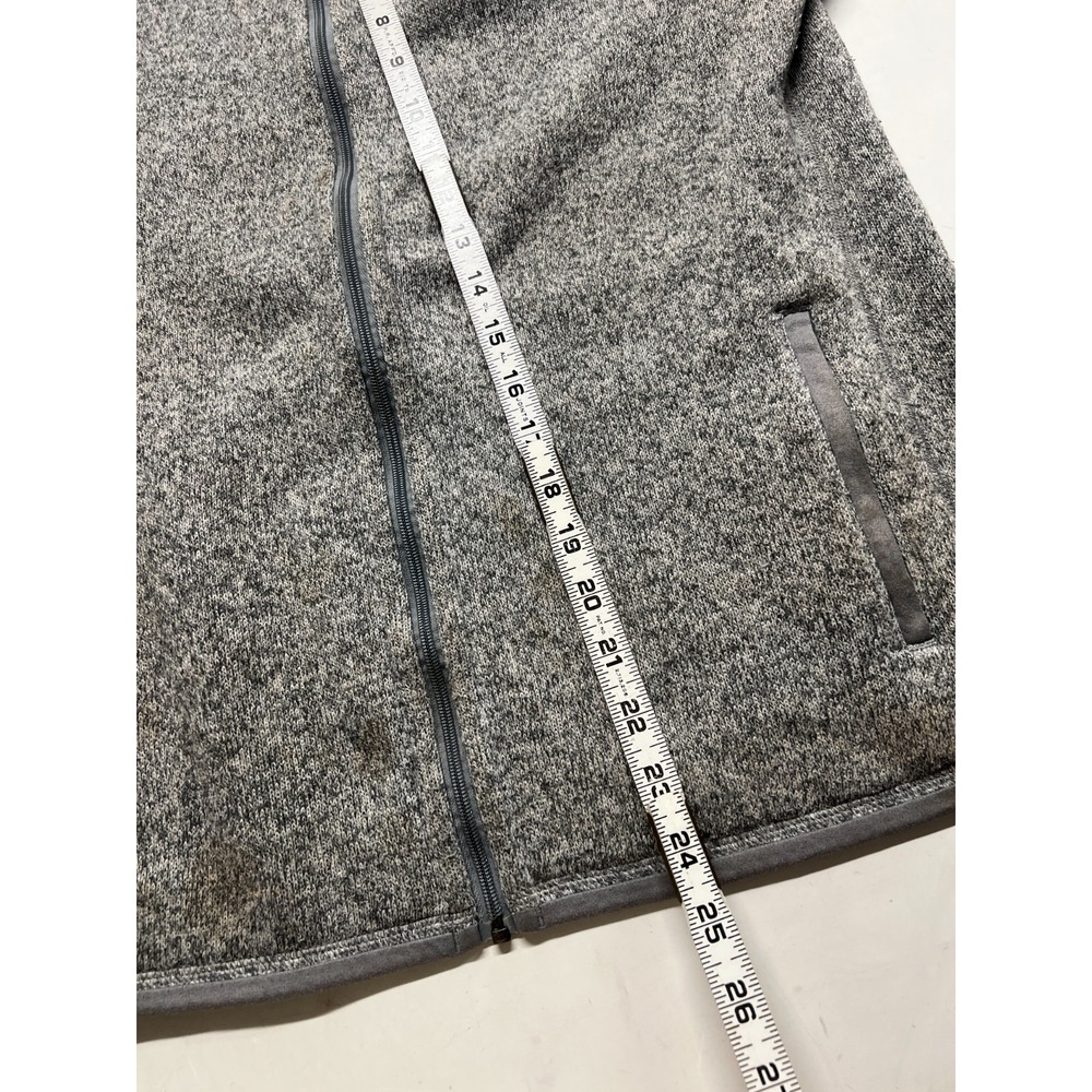 Patagonia Better Sweater Fleece Sweater Gray Full Zip Mockneck Womens Sz Medium - Picture 7 of 10